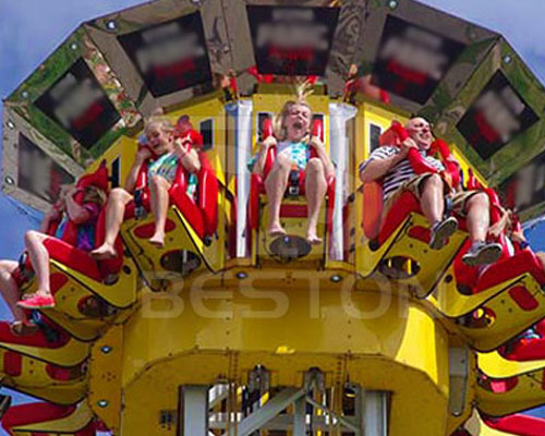 Double Protection of Seats of Drop Tower Rides for Sale